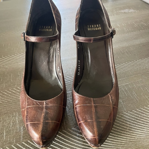 Stuart Weitzman Mary Jane heels- EUC - Picture 3 of 6